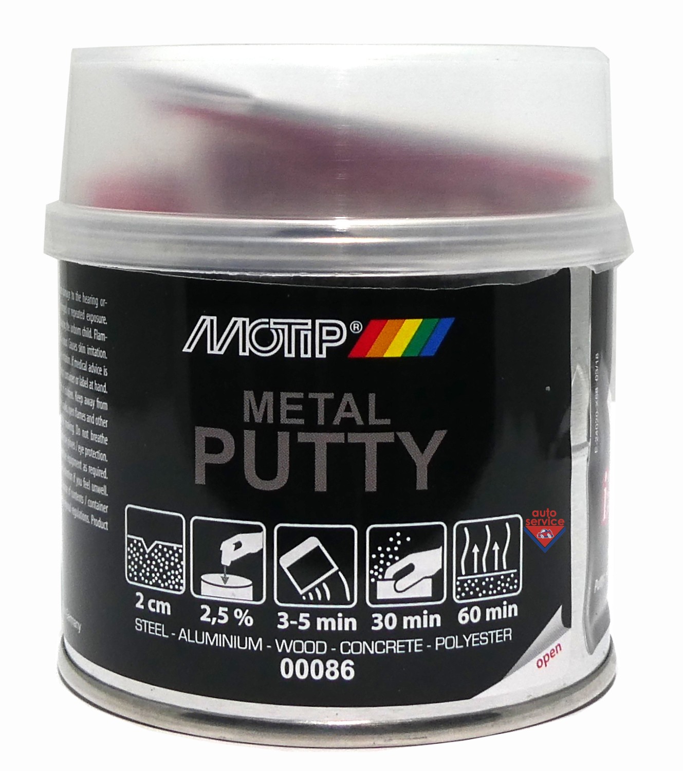 POLYESTER PUTTY Steel Putty Car Body Filler 250 Gram