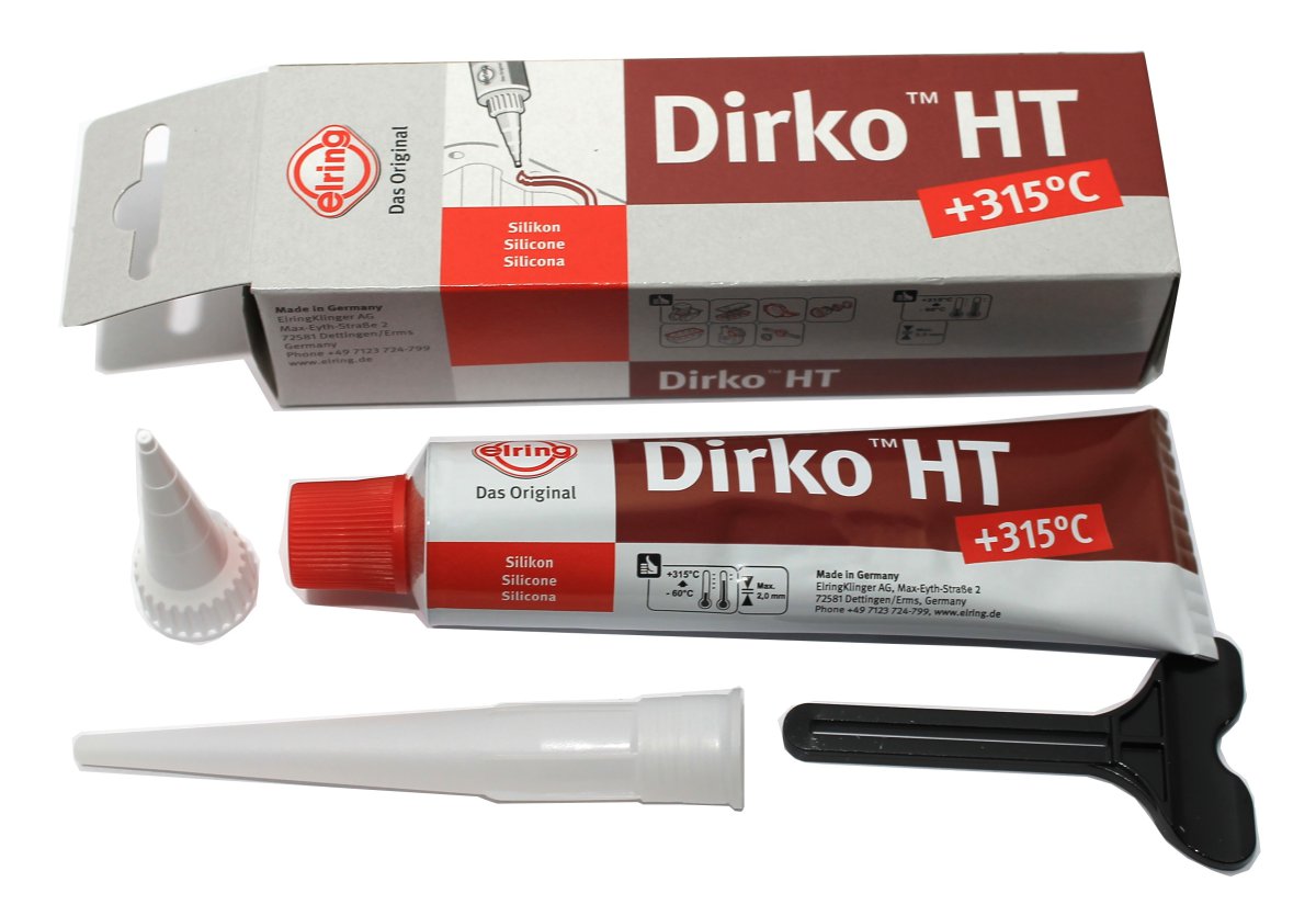 Pâte d'étanchéité ELRING Dirko HT 300° C rouge 70ml H319 - Provoque une  grave irritation des yeux.