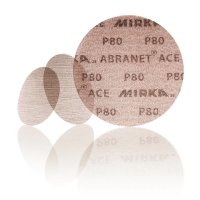 MIRKA Abranet Ace Sanding Discs 150 Mm Velcro, P120 (50pcs)