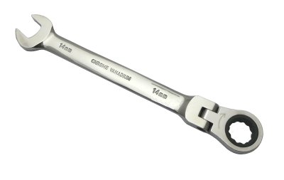 CUSTOR Flexible Insert Ring Ratchet Wrench, 19mm