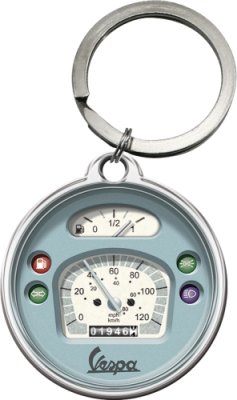 NOSTALGIC ART Sleutelhanger Vespa Tachometer