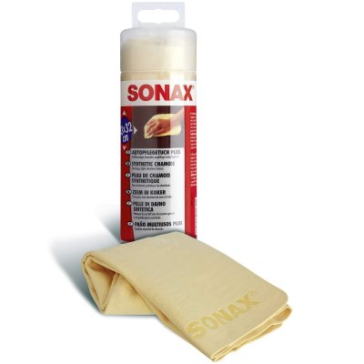 SONAX Peau synthétique en chamois, 43x32cm.