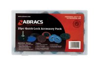 ABRACS Assortment Quick-lock 50mm With Accessories, 25 Pcs.