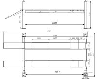 REQUAL REQ1107 | REQUAL Palan à 4 Colonnes 4,5t (400v) |comprend Le Montage Et L'inspection