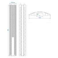 PROPLUS Kabelbrug Voor Ev-laadkabel, Flexibel, 100x13,5cm