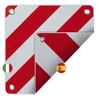 PROPLUS Markeringsbord Voor ItaliË/spanje 2in1, Flexibel Pvc, 50x50cm