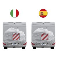 PROPLUS Markeringsbord Voor ItaliË/spanje 2in1, Flexibel Pvc, 50x50cm