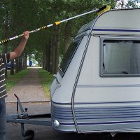 PROPLUS Telescopische Wasborstel Met Waterdoorvoer, Professioneel, 2 Meter