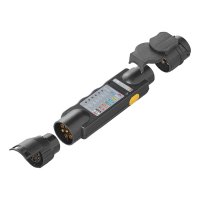 PROPLUS Aanhanger Stekker Tester , 7 + 13 Polige 12v  Met Adapters