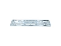 CARPOINT Kentekenplaathouder Verchroomd,kunststof, Klik In, 52x11cm