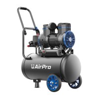 AIRPRO Compressor Olievrij, Low Noise,  2pk,  24 Liter, 230v | Cp14p1t24