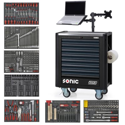 SONIC S9 Next Gevulde Gereedschapswagen, 430dlg | 20 Years Limited Edition | SONIC 743086