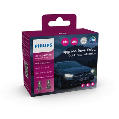 PHILIPS Lum11972u2500cx Ultinon Access Led H7/h18, 6000k (set) 