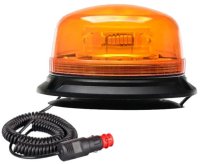 Oranje Led Flitslamp Met Sigarettenaansteker, Magnetisch, 12v/24v, R65 R10