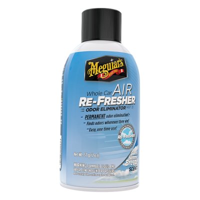 MEGUIARS Whole Car Air Re-fresher Summer Breeze, Odor Eliminator, 60ml