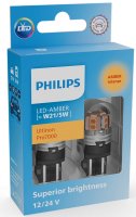 PHILIPS Ultinon Pro7000 Led W21/5w Amber/oranje, 12/24v (2st) | PHILIPS Lum11066au70x2