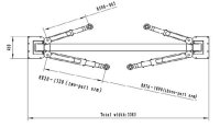 FALCO SOLLEVATORI Lift Bridge Two Columns, 4000kg 230v Premium