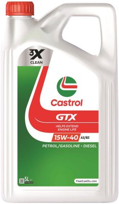 CASTROL Gtx 15w40 A3/b3, 5l