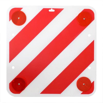 PROPLUS Marker Sign Plastic With Reflectors, 50x50cm