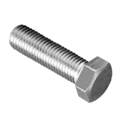 STUD BOLT GRADE 5 ELECTROLITIC ZINC PLATED UNC 1/4X5/8 (5PCS)